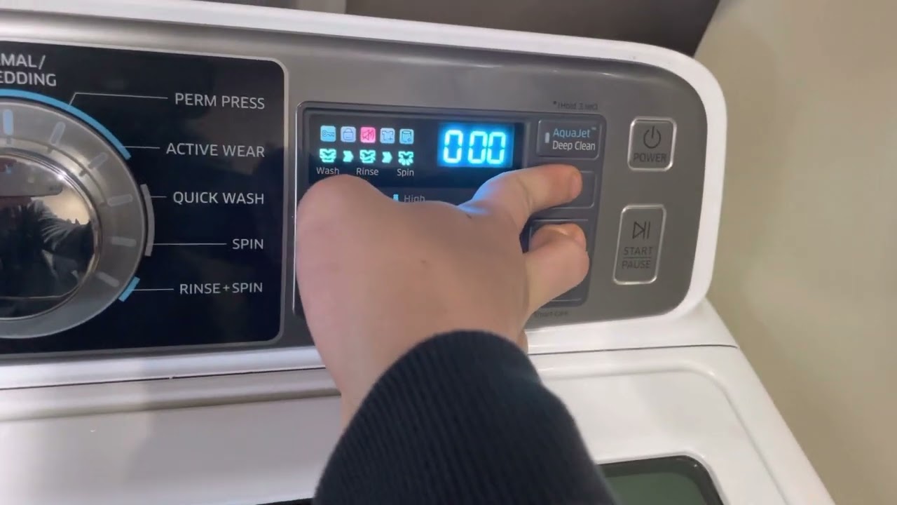 How Fast Does A Samsung Top Load Washer Go In High Speed Spin?- High Speed Spin Test