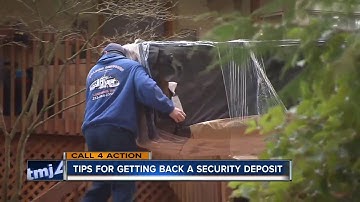 Tips for getting a security deposit back