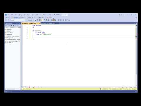 Create a Database (T-SQL)
