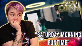 HOLY WATER!~ "Saturday Morning Funtime" GOOD OMENS REACTION!