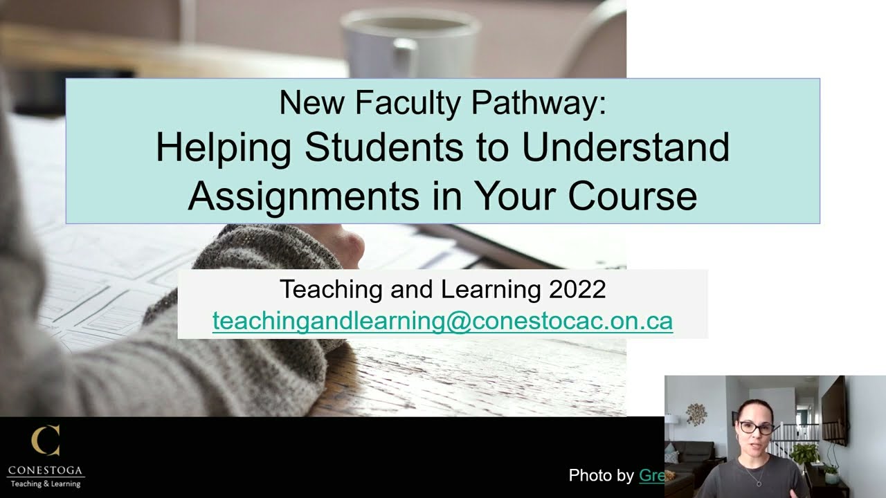 Learning Pathway: Helping Students Understand Assignments