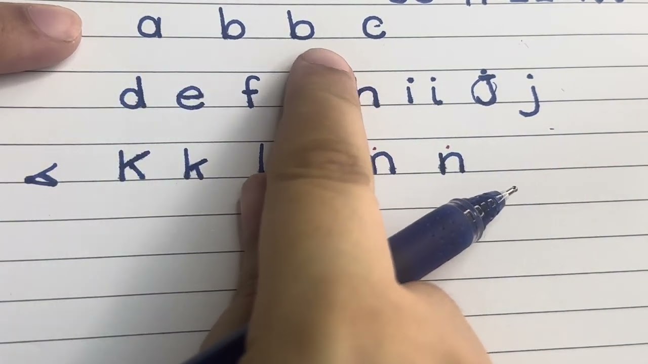 اسرع طريقة لتحسين خطك الإنجليزي بدون مجهود ولا تعقيد لطلاب الثانوية العامة والمعلمات handwritting 