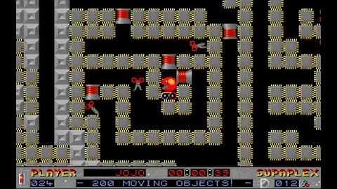 Supaplex Level 24 200 Moving Objects!