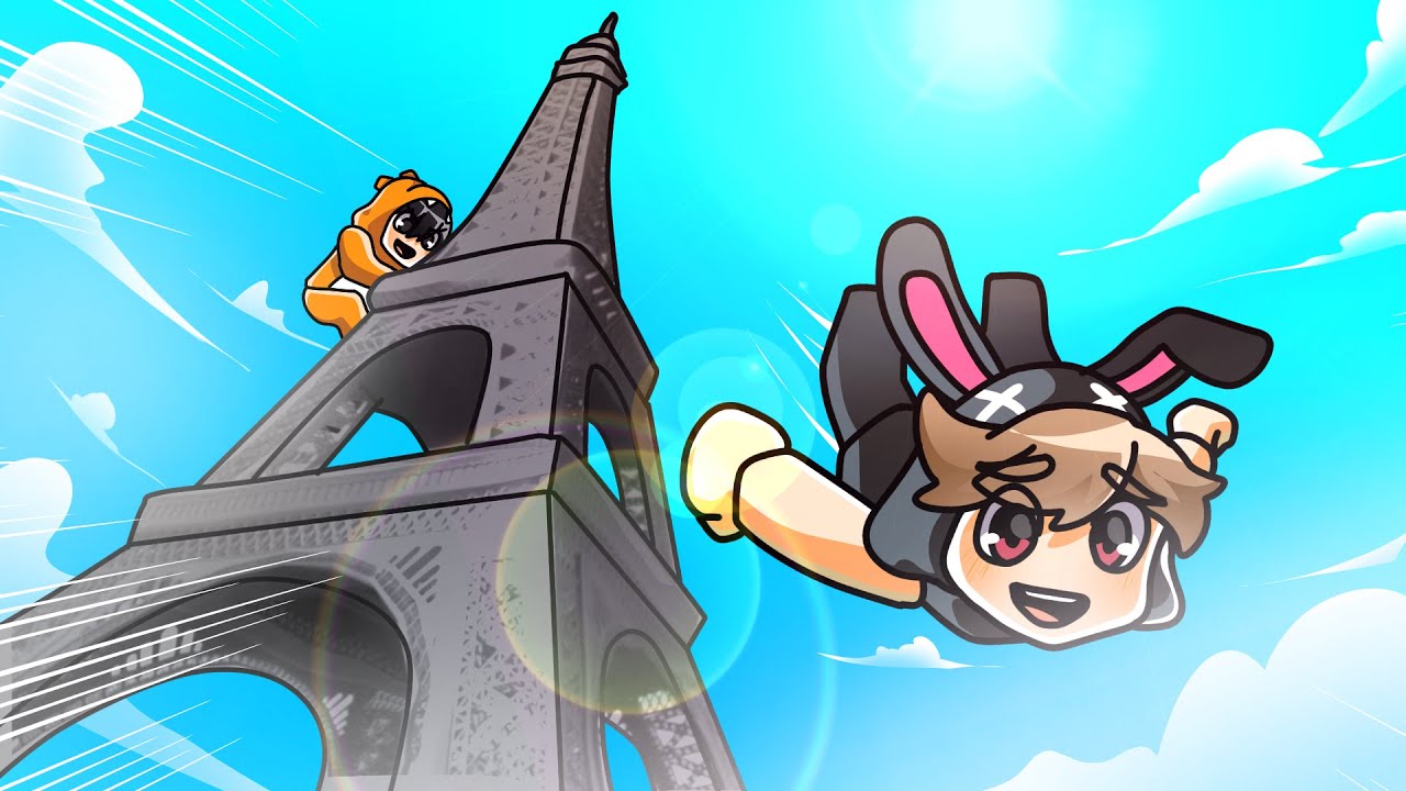 NAIK KE MENARA PALING TINGGI DAN LOMPAT!!