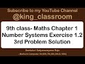 9th class maths Chapter 1 Number systems exercise 1.2 3rd sum. class 9 maths chapter 1