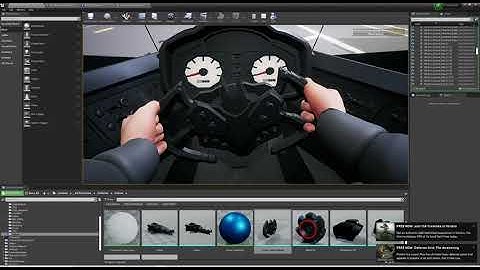 UE4: Awful Tutorial: Setting up Steering Wheel Animation with Advanced Vehicle System