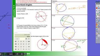 Geo 11 4 inscribed angles explained and examples