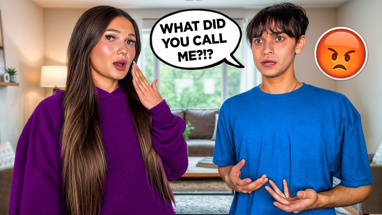 Calling My Boyfriend My Ex’s Name Prank.. *bad idea*