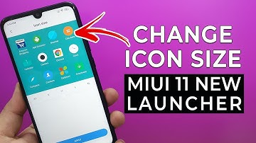 CHANGE ICON SIZE with NEW MIUI 11 LAUNCHER | DOWNLOAD NOW