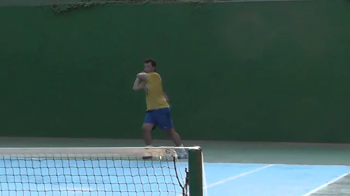 Artem Lysenko backhand slow motion