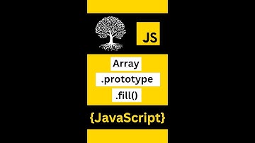 fill() Array Function | JavaScript - #shorts