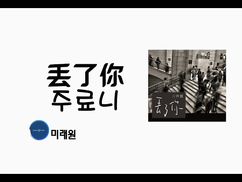 [중국노래]한글가사/해석/자막/병음 정롱(井胧)의 주료니(丢了你)