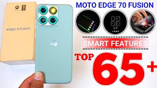 Moto Edge 70 Fusion 5G Tips and Tricks | Top 65+ Amazing Features! Moto Edge 70 Fusion 5G