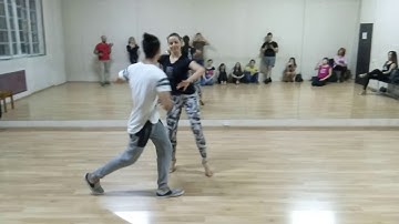 Zouk Felipe Garcia and Anastasia Chernova (music: Escalate - Tsar B)