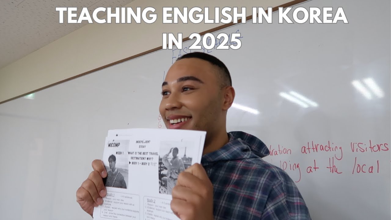 a day in the life as a hagwon teacher in korea - YouTube