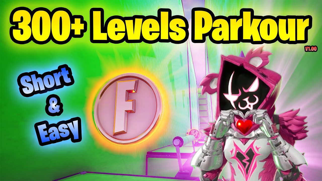 300 Levels Parkour - Short & Easy (Bonus Coins Location)