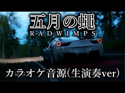 【カラオケ音源】五月の蠅 / RADWIMPS 【生演奏Ver】