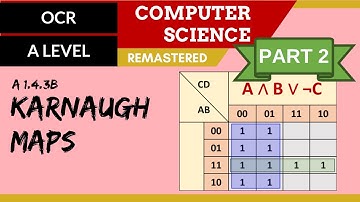 99. OCR A Level (H046-H446) SLR15 - 1.4 Karnaugh maps part 2