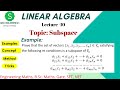 PT the set of vectors (x_1+x_2+...+x_n) in V-n satisfying m conditions is a subspace