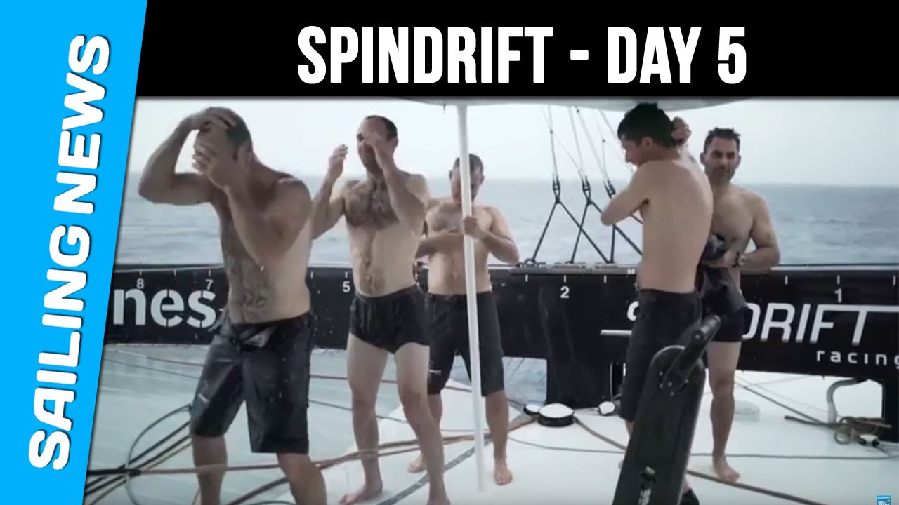 Sprindrift - Jules Verne Trophy - Day 5 - The equator