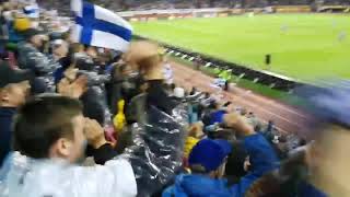 Suomi-Italia EURO2020 karsinta 8.9.2019, 1-1 maali Teemu Pukki!