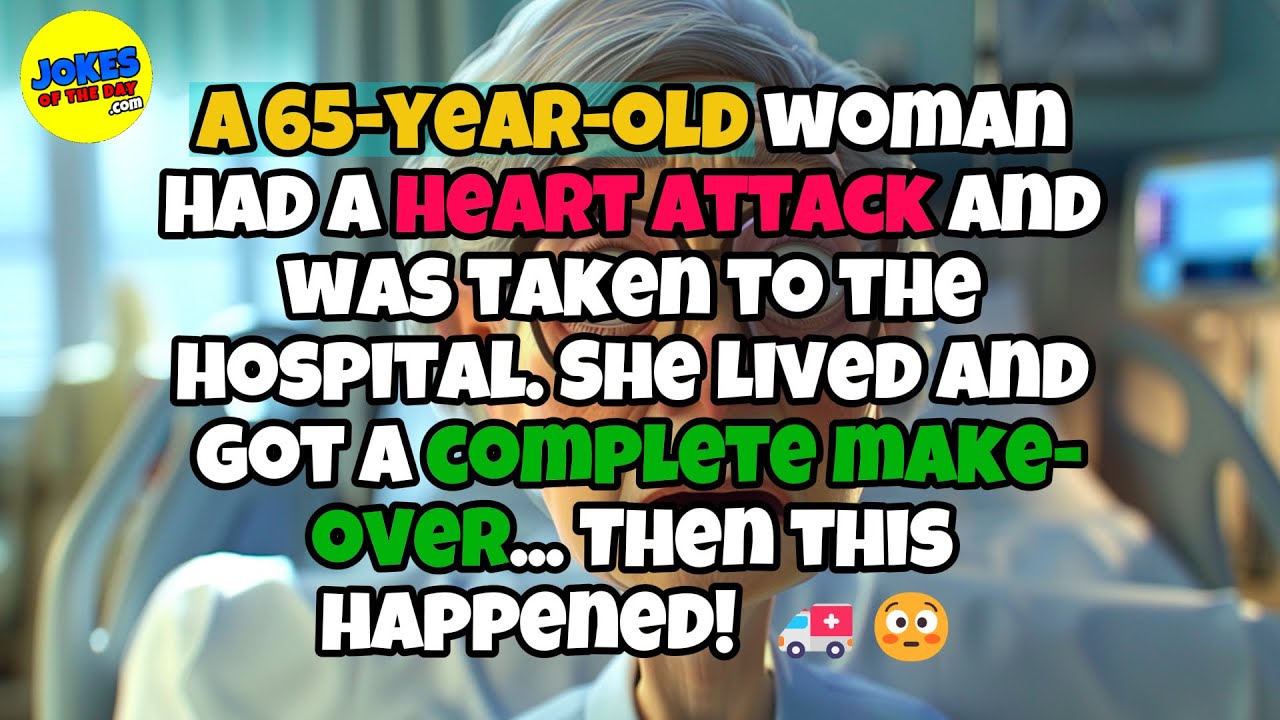 🤣 𝗝𝗼𝗸𝗲𝘀 𝗢𝗳 𝗧𝗵𝗲 𝗗𝗮𝘆 65-letnia kobieta miała zawał serca i…
