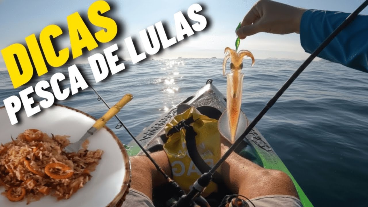 Melhores DICAS para PESCAR e PREPARAR Lulas - Pescaria com Caiaque no Mar