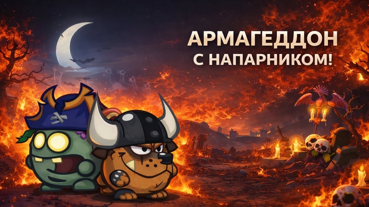 Wormix mobile! Прохождение боссовой связки с напарником 