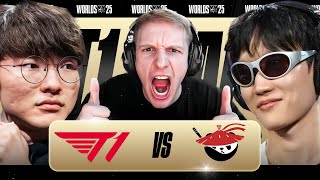 MOST INTENSE SERIES EVER - T1 VS AL - WORLDS 2025 QUARTFINALS - JANKOS