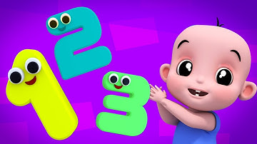 Nomor lagu | 3D Nomor untuk anak-anak | Lagu anak-anak | Learn Numbers with Kids TV | Numbers Song