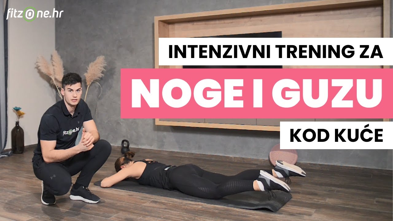 10-minutni TRENING ZA NOGE I GUZU kod kuće!🤸‍♀️