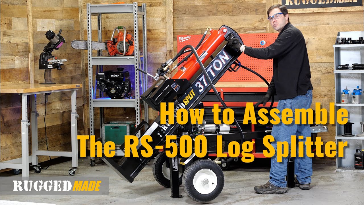 Unboxing And Assembling The Ruggedsplit 500 Series Log Splitter By Ruggedmade You