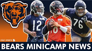 Chicago Bears Minicamp News Ft Caleb Williams, Velus Jones, Nate Davis + NO Teven Jenkins Extension?