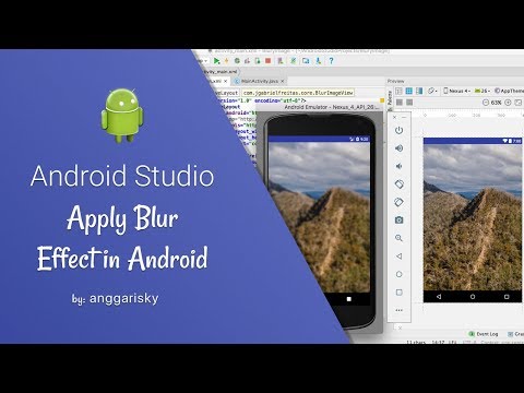 Blur Effect ImageView in Android Studio Tutorial