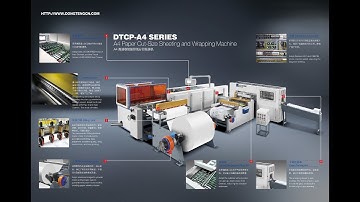 DTCP-A4-5 Automatic A4 A3 Copy Paper Cutting and ream packing machine