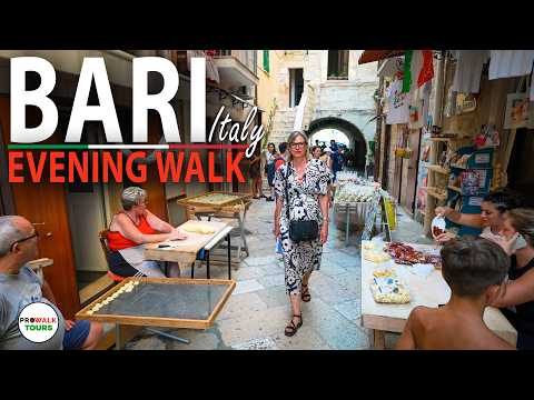 Video Bari, Italy Evening Walking Tour 2026 - 4K HDR - with Captions
