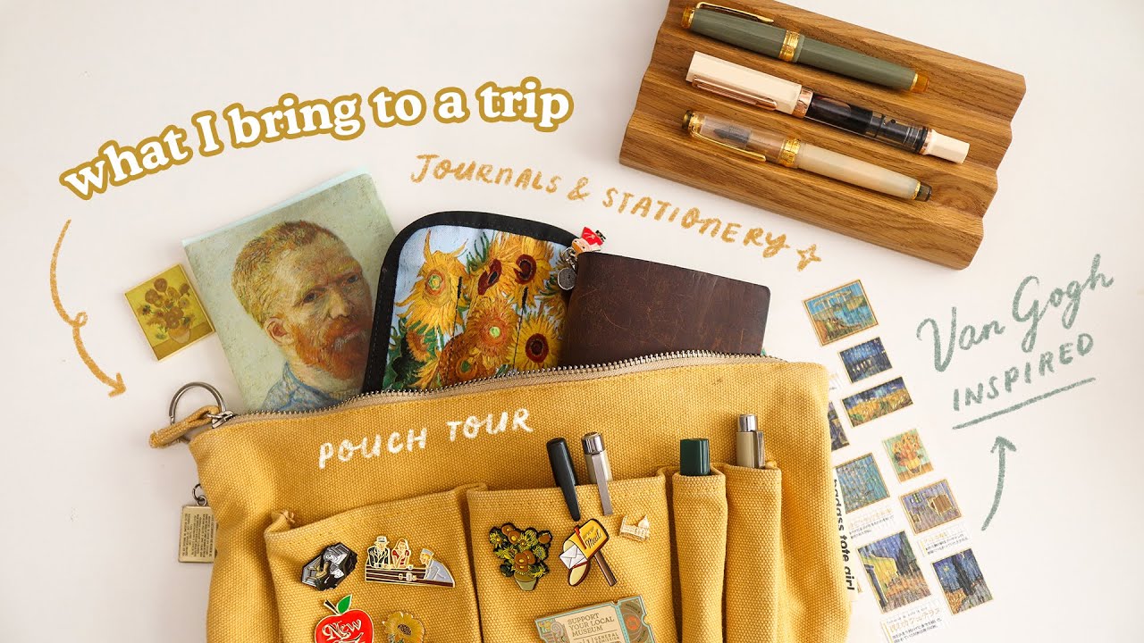 What's In My Travel Journal Kit for France 🇫🇷 | Abbey Sy