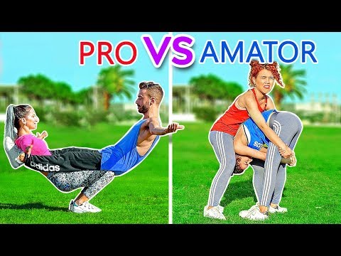 OSTATECZNE WYZWANIE AKROBATYCZNE! PRO vs AMATOR || Trudne Sztuczki Gimnastyczne Od 123 GO! CHALLENGE