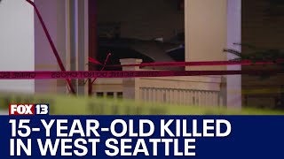 15-year-old boy shot, killed in West Seattle | FOX 13 Seattle