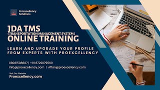 JDA TMS Online Training for Beginners with Top Trainer |JDA TMS Training With Proexcellency