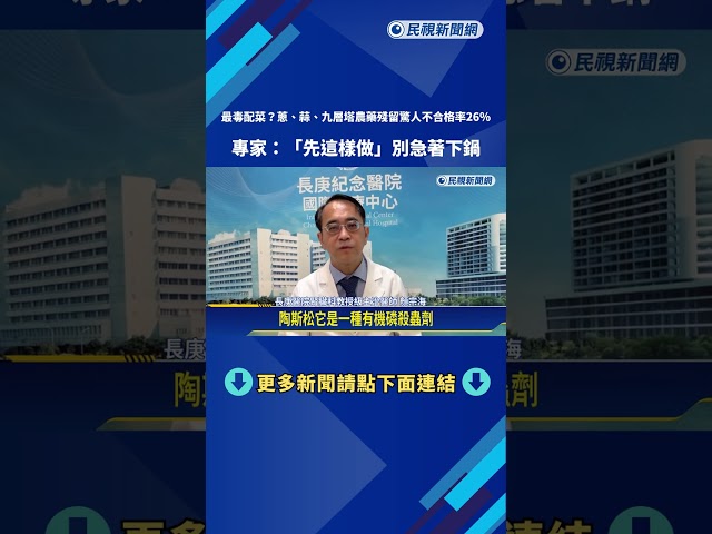最毒配菜? 蔥.蒜.九層塔農藥殘留驚人 不合格率26%－民視新聞