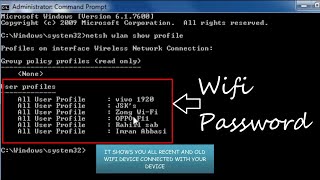 Show WiFi Password Using CMD 2020 | View WiFi Password Easily | Tech2Info screenshot 4