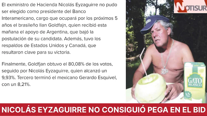 Nicols Eyzaguirre no consigui pega en el Banco Int...