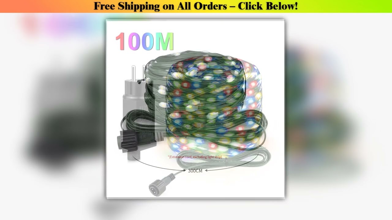 Outdoor LED Christmas lights Green Wire Leather 24V Fairy Lights String Waterproof Garden Party