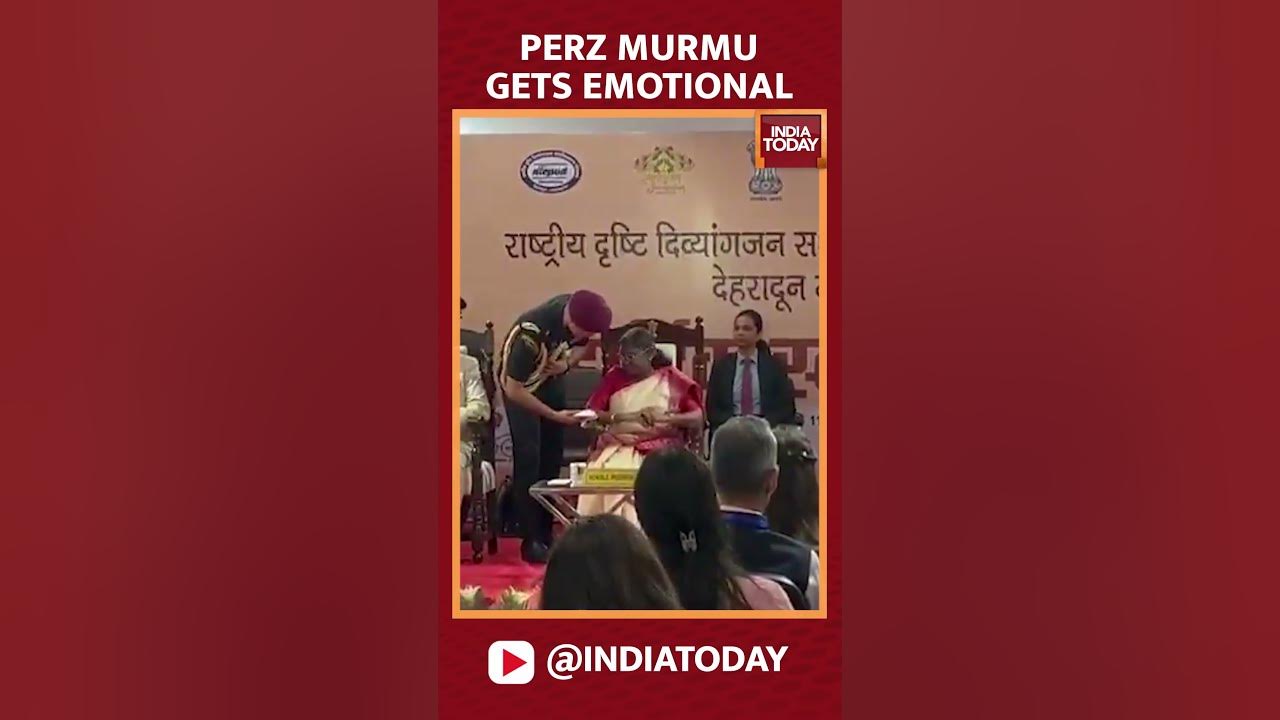President Droupadi Murmu Gets Emotional As Visually Impaired Students Sing Birthday Song For Her