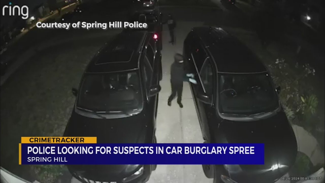 Spring Hill police warn residents of string of vehicle break-ins - YouTube