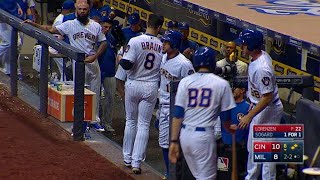 CIN@MIL: Braun scores on a wild pitch in the 6th