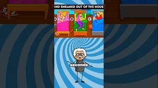 Who sneaked out of the house? #riddles #quiz #shorts #ytshorts #growmyaccount