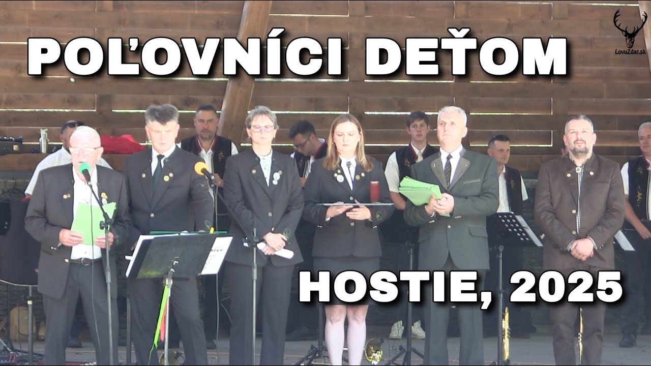 POĽOVNÍCI DEŤOM - HOSTIE 2025 - SLÁVNOSTNÝ CEREMONIÁL ODOVZDÁVANIA POĽOVNÍCKYCH OCENENÍ