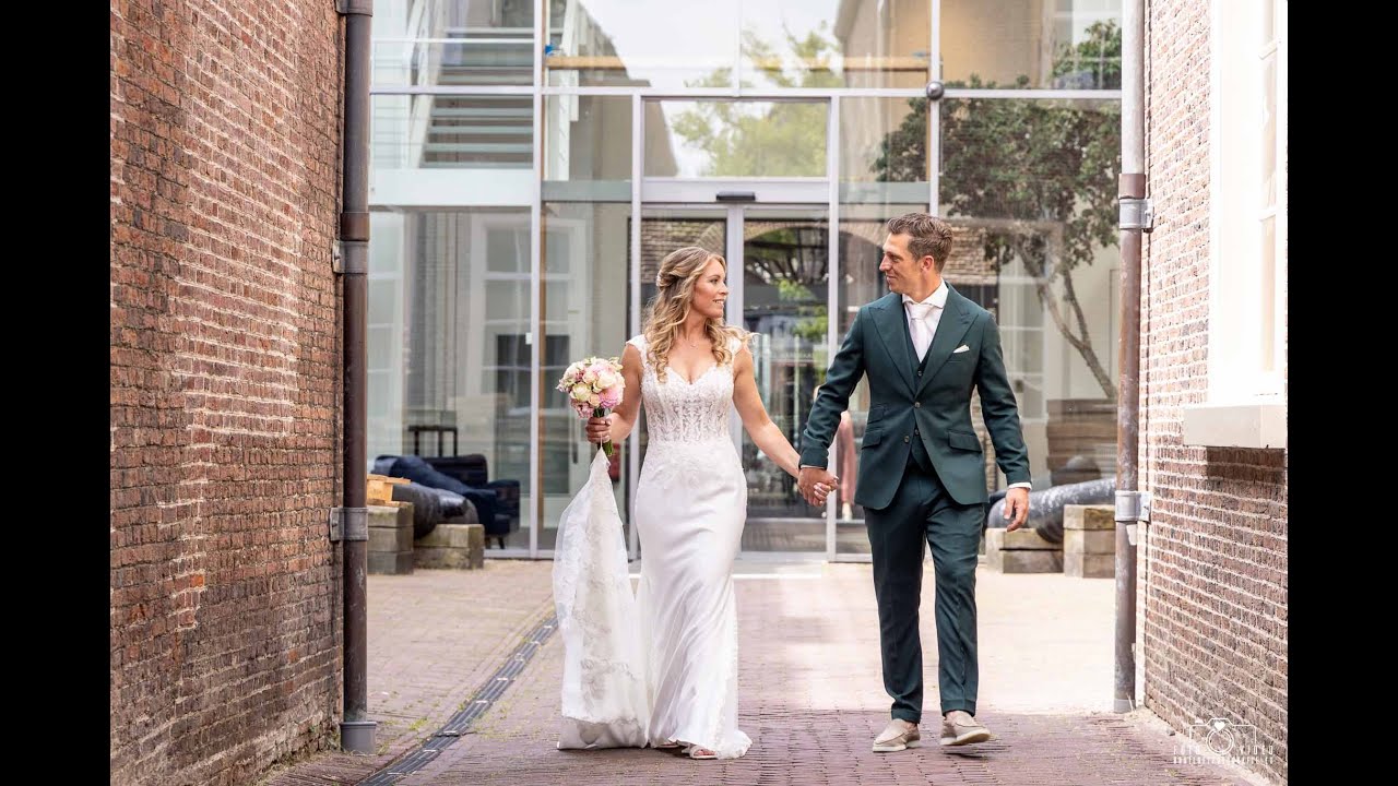 Amanda en Michel ingekorte trouwvideo